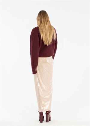 Knit turtleneck jumper Zinfandel ROTATE By Birger Christensen 